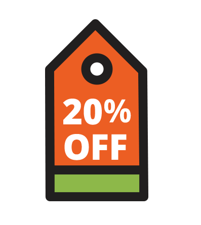 20% off 