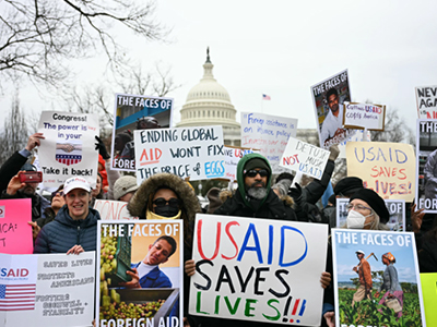 Protestors Outside of The White House