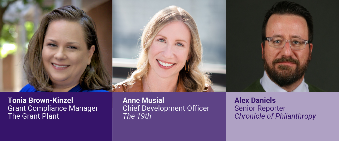 Tonia Brown-Kinzel, Anne Musial, Alex Daniels