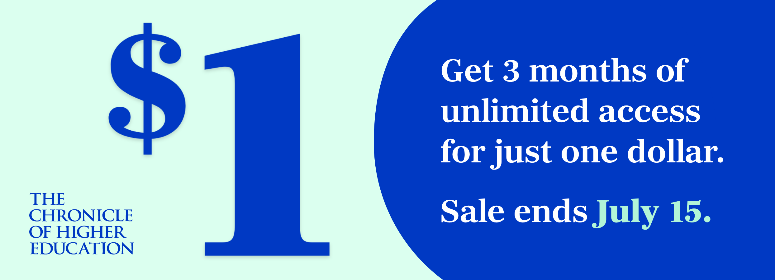 $1 For 3 Months of Unlimited Access
