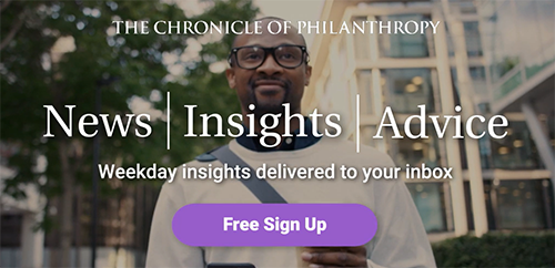 Philanthropy Today Free Newsletter Sign-Up