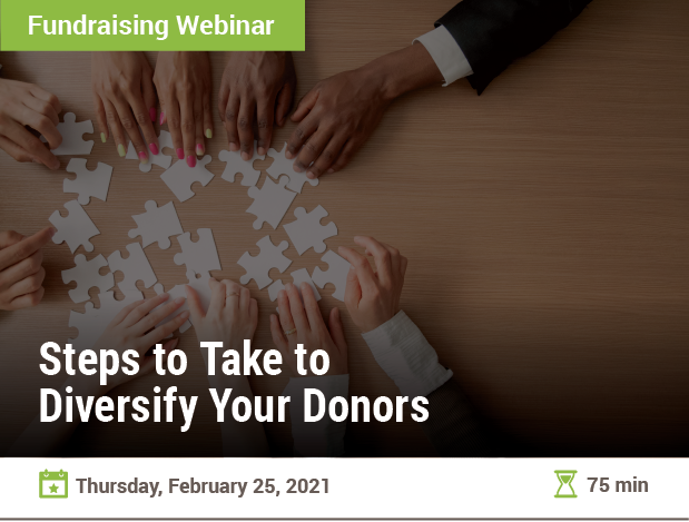 Steps to Take to Diversify Your Donors Webinar