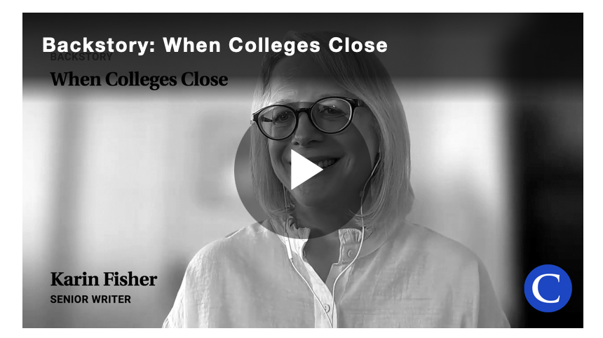 Backstory: when Colleges Close Video