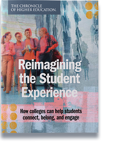 Reimagining the Student Experience Cover Image - Students on a distorted background