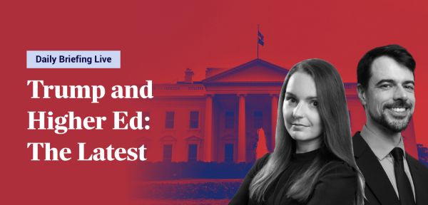 Trump and  Higher Ed: The Latest Header