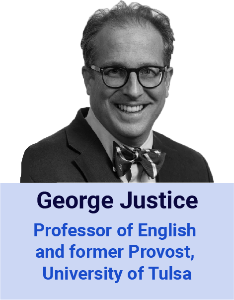 George Justice, Professor of English and former Provost, University of Tulsa
