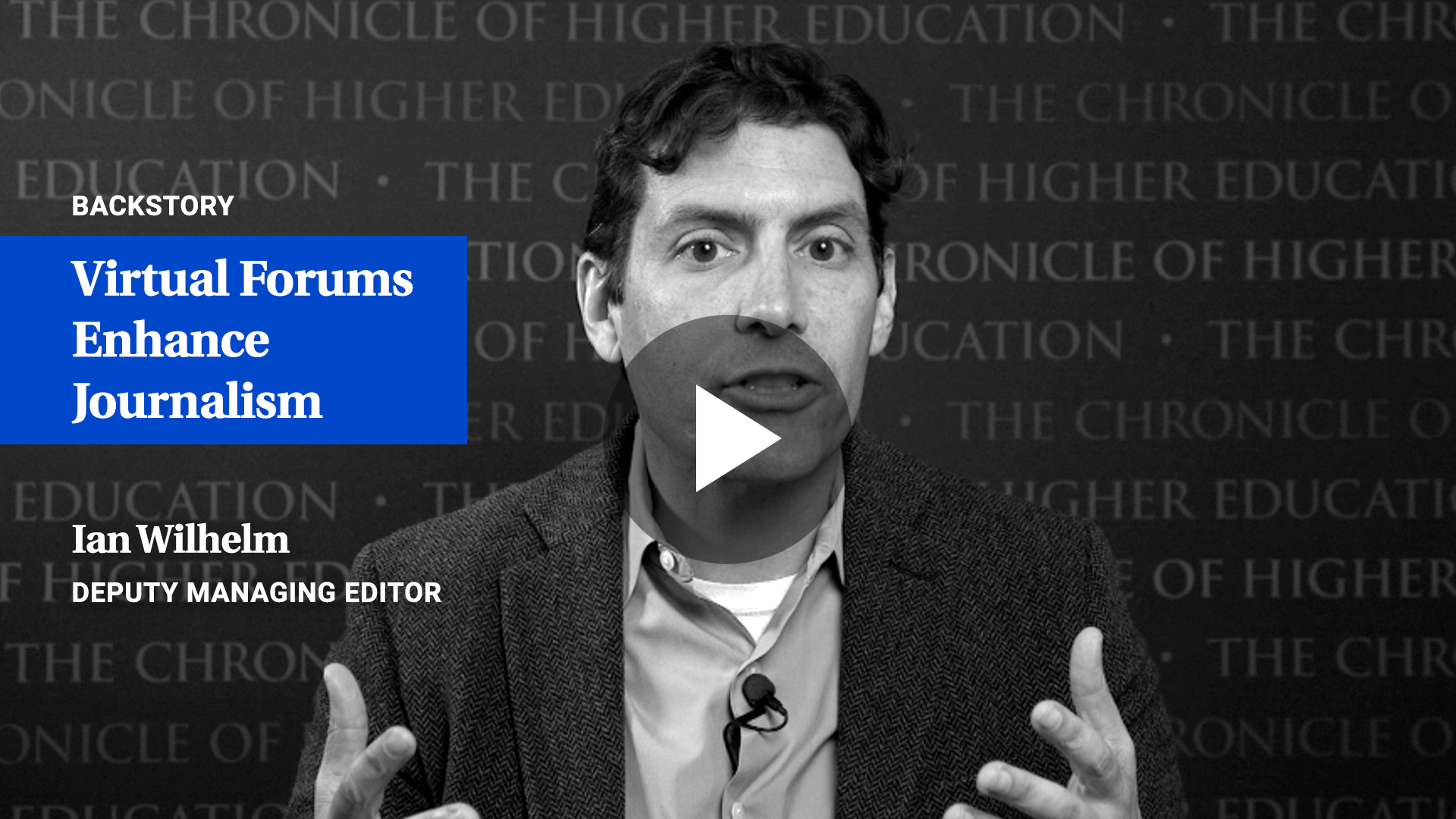 Virtual Forums Enhance Journalism